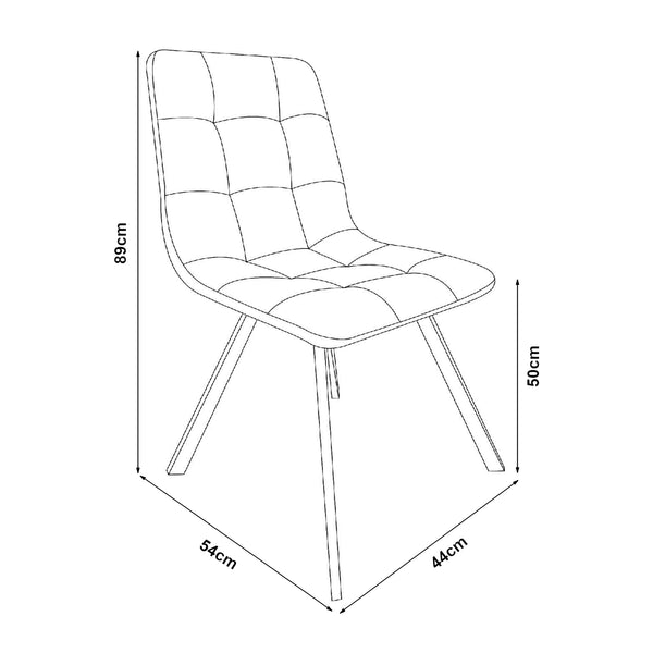 Étkezőgarnitúra Fitjar 4 személyes beton hatású/sötétszürke [en.casa]