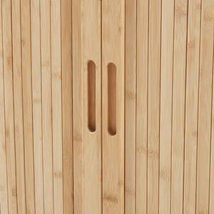 Tárolószekrény Nordkapp 100x40x80 cm bambusz [en.casa]