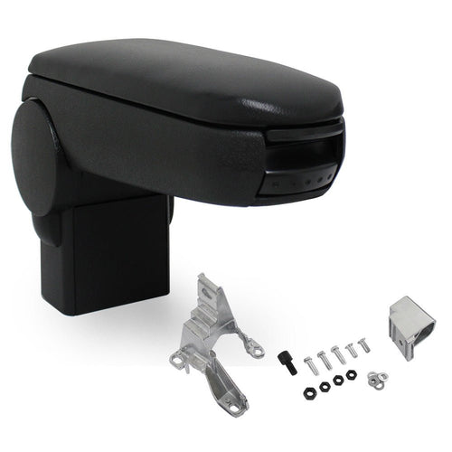 Középső kartámasz Škoda Octavia 1U 97 - 04 évjárathoz, párnázott textil fekete tárolórekesszel [pro.tec] - premiumXL