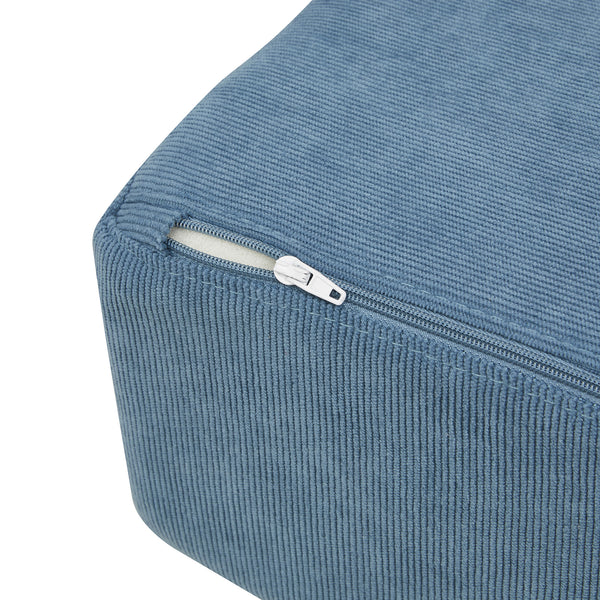 Kisállat lépcső Joelerhatra 4 részes 45x50x45 cm kordbársony kék [en.casa]