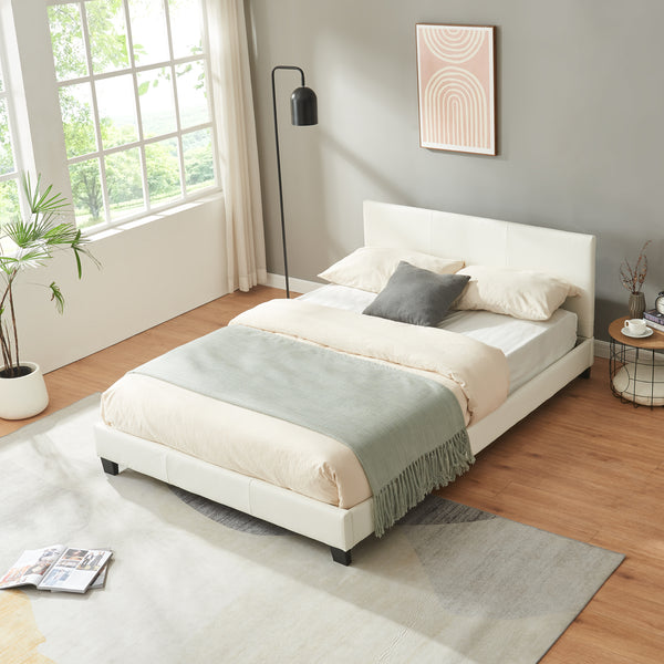Franciaágy Albacete 140x200 cm fehér Corium
