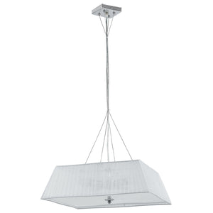 [lux.pro] Függőlámpa Sphera csillár szövet 13 x Ø 45 cm mennyezeti lámpa fehér