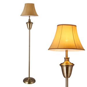 Állólámpa Bristol 157 x ø 35 cm bézs/barna [lux.pro]