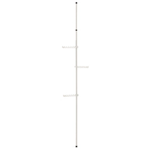 [en.casa]® Teleszkópos ruhaakasztó 110 - 305 cm állítható fogas fehér garderób ruhaállvány
