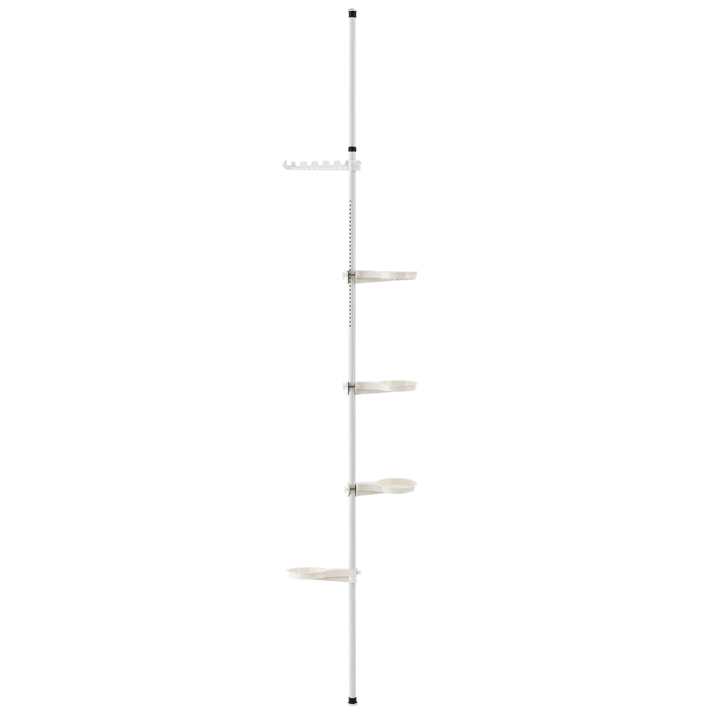Növénytartó állvány 110 - 305 cm teleszkópos virágtartó [en.casa] - premiumXL