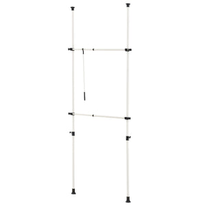 Teleszkópos ruhaakasztó AATR-6508110 fehér 278 cm állítható [en.casa]