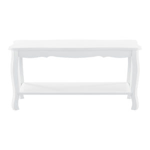 Vintage dohányzóasztal Shabby Chic fehér [en.casa]