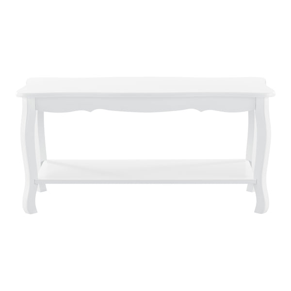 Vintage dohányzóasztal Shabby Chic fehér [en.casa]
