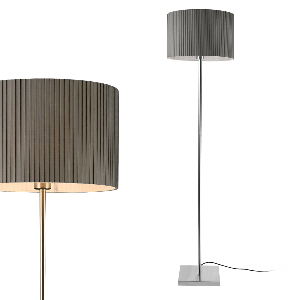 Állólámpa Coimbra 151 cm 1xE27 fém szürke lux.pro - premiumXL