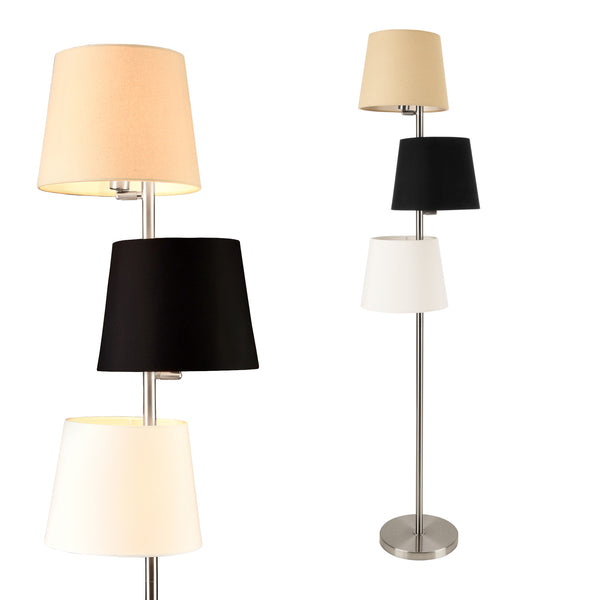 Állólámpa Braga 149 cm x ø 26 cm 3 x E14 cm többszínű [lux.pro]