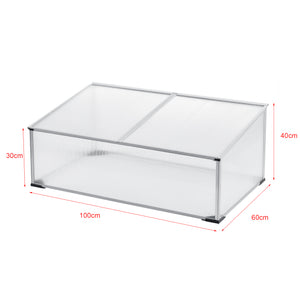 Hidegágy ACNI-14006 alumínium/polikarbonát 100 x 60 cm [en.casa] 
