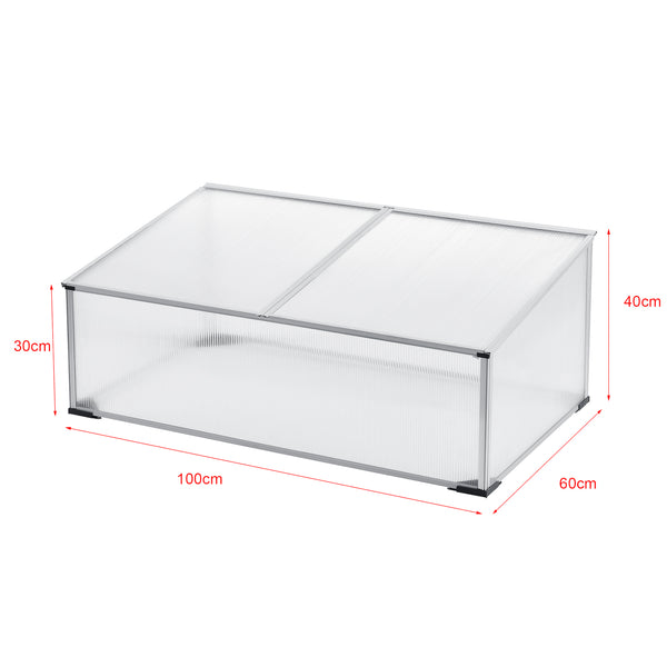 Hidegágy ACNI-14006 alumínium/polikarbonát 100 x 60 cm [en.casa] 