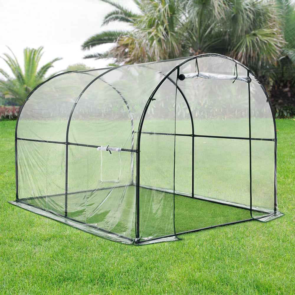 Fóliasátor Grünwald 200 x 300 x 190 cm acél/PVC [en.casa]