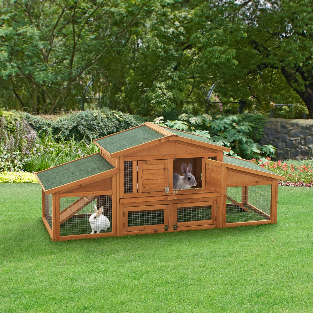 Nyúlketrec Schmitten 72x180x62cm fenyőfa [en.casa] - premiumXL