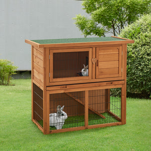 Nyúlketrec Nidda 85 x 91,5 x 45 cm jegenyefenyő [en.casa]