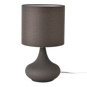 Asztali lámpa Pilgrimstad 34 cm 1 x E27 antracit/szürke [lux.pro] 