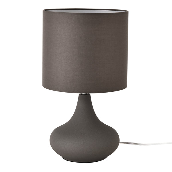 Asztali lámpa Pilgrimstad 34 cm 1 x E27 antracit/szürke [lux.pro] 