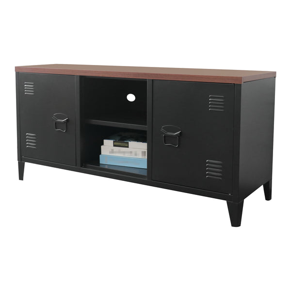 TV-Szekrény Pälkäne 58 x 113 x 40 cm acél [en.casa] 