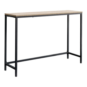 Konzolasztal Kronoby 80 x 100 x 30 cm Fekete/Fa hatás [en.casa] TR