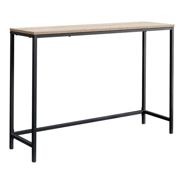 Konzolasztal Kronoby 80 x 100 x 30 cm Fekete/Fa hatás [en.casa] TR