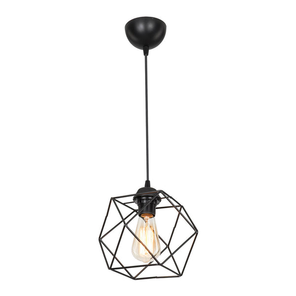 Függeszték Brentwood E27 Fém Fekete [lux.pro]