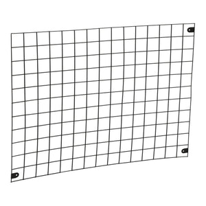 Fali rács Sæby fém 75 x 55 cm fekete [en.casa]