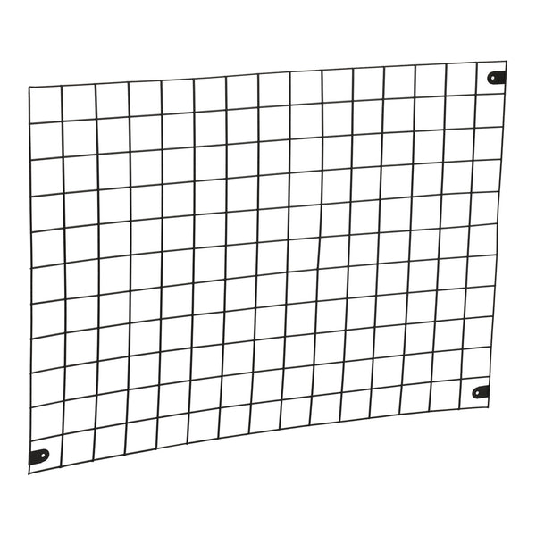Fali rács Sæby fém 75 x 55 cm fekete [en.casa]