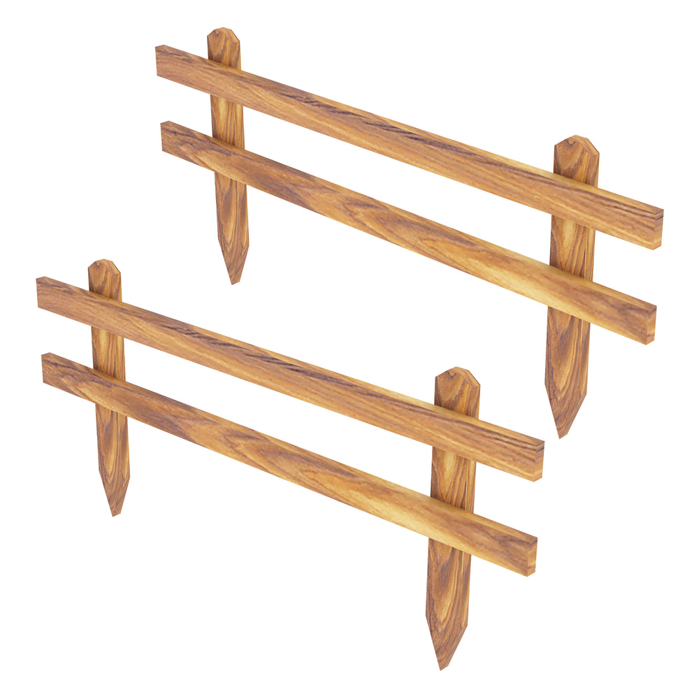 Kerti kerítés szett Krölpa 100x40cm [en.casa]