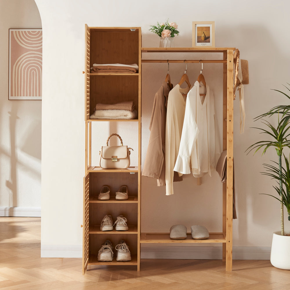 Oldsum ruhafogas bambuszból [en.casa] - premiumXL