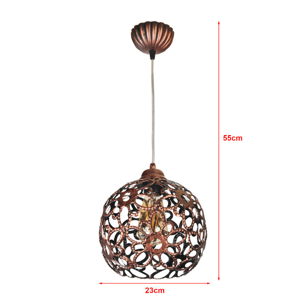 Függeszték Epworth rézszínű 1 x E27 [lux.pro]