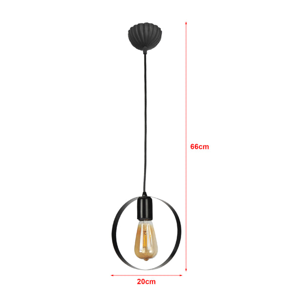 Függeszték Cirencester Fekete [lux.pro]