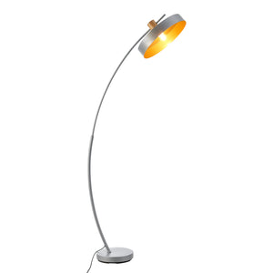 Ívelt állólámpa Stafford 159cm szürke [lux.pro] 