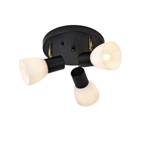 Mennyezeti lámpa Abbey fekete / fehér [lux.pro]