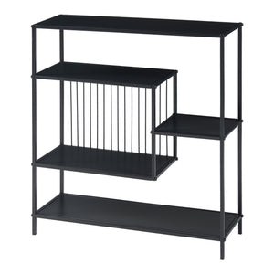Konzolasztal Beesel 65,5x60x20 cm fekete [en.casa]