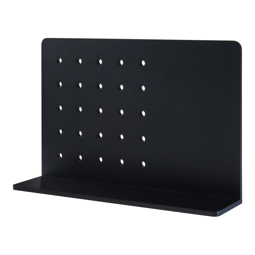 Fali polc Dønna 60x15x40cm fekete [en.casa] - premiumXL