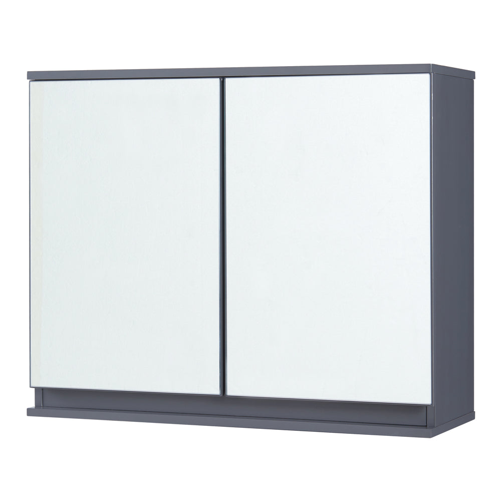 Tükrös szekrény Overath 60x20x50 cm szürke [en.casa] - premiumXL