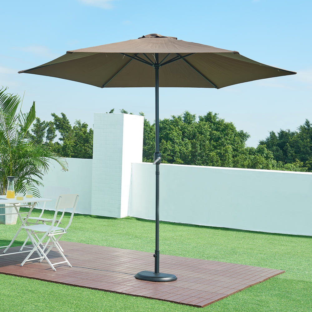 Napernyőtalp Bisenti beton 45x29x4,5 cm fekete 10 kg [casa.pro] - premiumXL