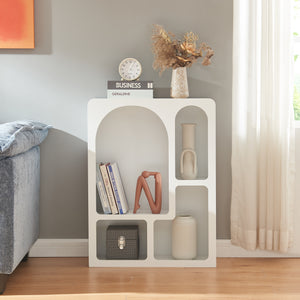 Állópolc Vågå 80x60x24 cm fehér [en.casa]