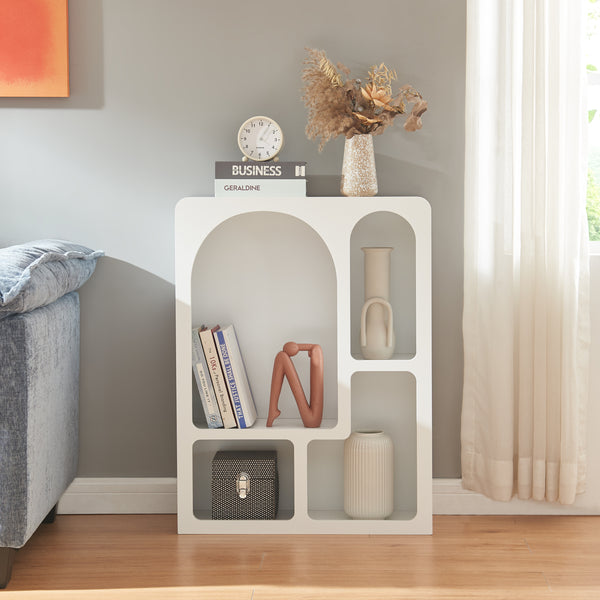 Állópolc Vågå 80x60x24 cm fehér [en.casa]