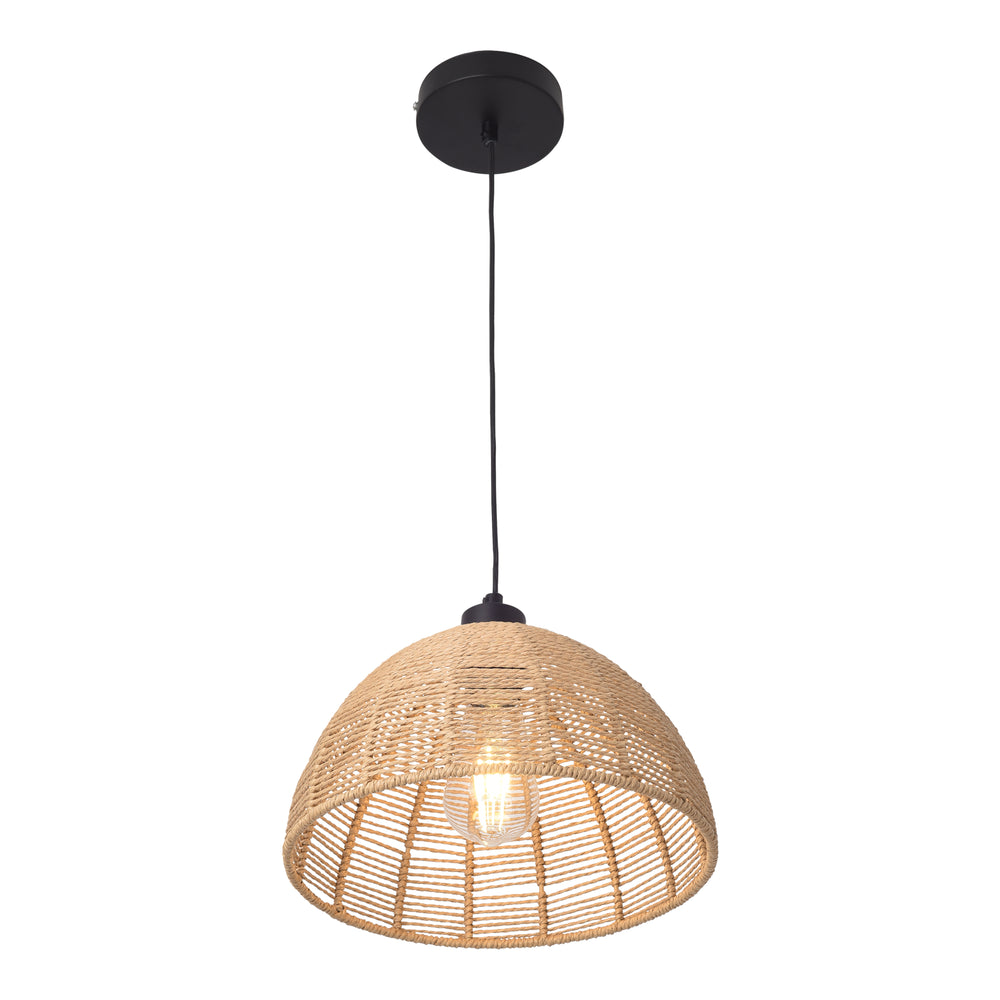 Romsey függőlámpa fém+rattan [lux.pro] - premiumXL