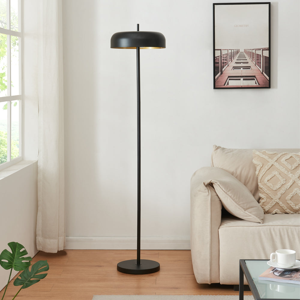 Barton 2 állólámpa - 2 égős, fém, 159 cm, fekete [lux.pro] - premiumXL