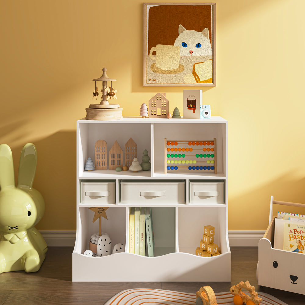 Gyerekréga Vastesa 75x80x40 cm fehér [en.casa] - premiumXL