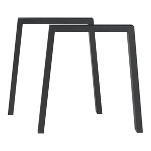 Asztalváz 2db-os szett Kraftisried 72x70cm fekete [en.casa]