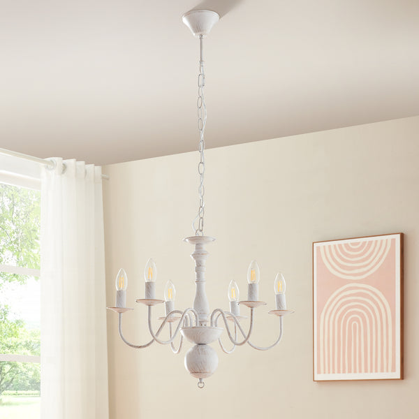 Csillár Berkeley fém vintage-fehér [lux.pro]