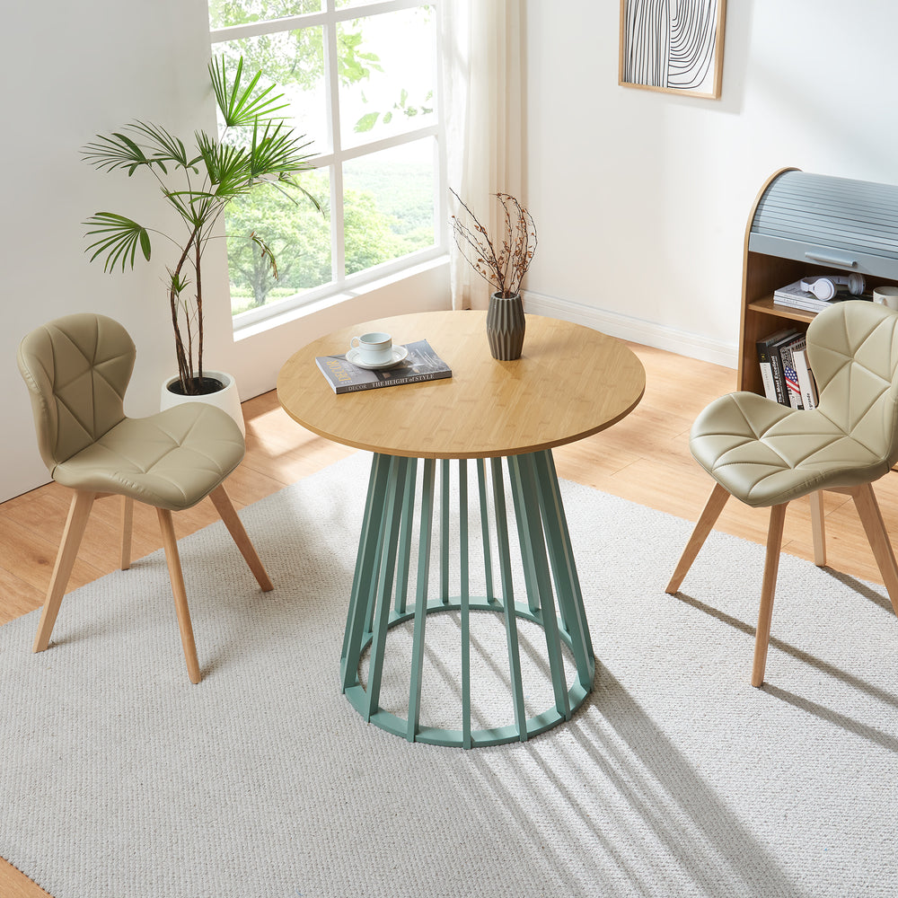 Étkezőasztal Lensuu 76x Ø80 cm [en.casa]