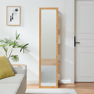 Tükrös polc As 170x40x35 cm bambusz [en.casa]