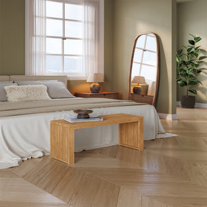 Cipőtartó pad Korjad 90x33x43 cm bambusz [en.casa]