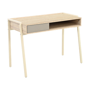 Íróasztal Boderas 107x55x78 cm bézs/travertin [en.casa]