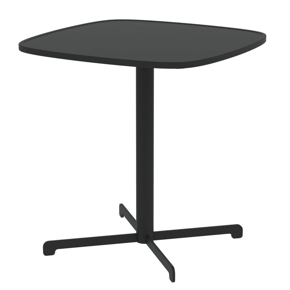 Kültéri bisztróasztal Foggia 75x70x70 cm acél antracitszürke [casa.pro]