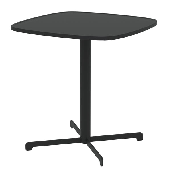 Kültéri bisztróasztal Foggia 75x70x70 cm acél antracitszürke [casa.pro]